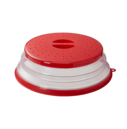 Microwave Splatter Cover - Heating Folding Silicone Lid for Cooking & Fresh Keeping