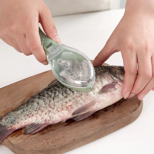 Fish Scales Grater Scraper – Fish Cleaning Tool with Cover