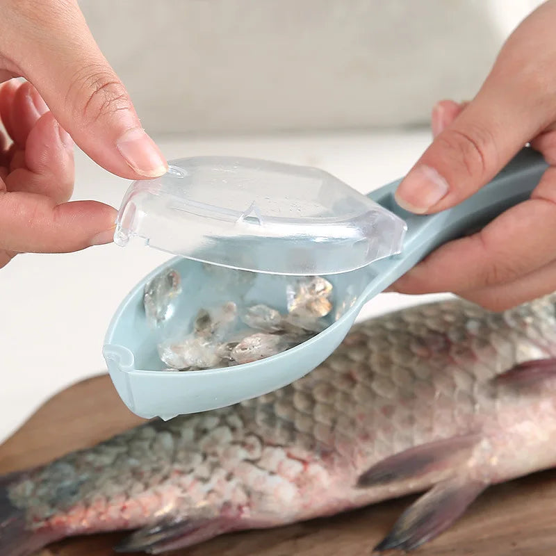 Fish Scales Grater Scraper – Fish Cleaning Tool with Cover